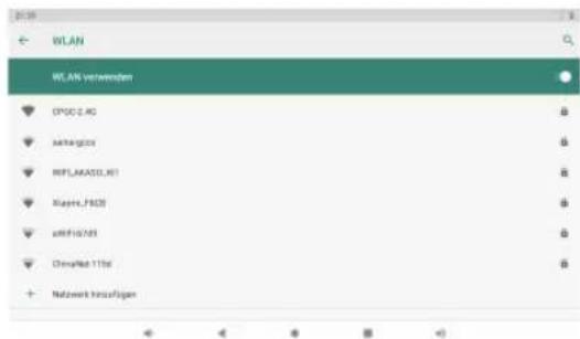 Dragon Touch M7 - VERBINDUNG ZU EINEM Wi-Fi NETZWERK - 1