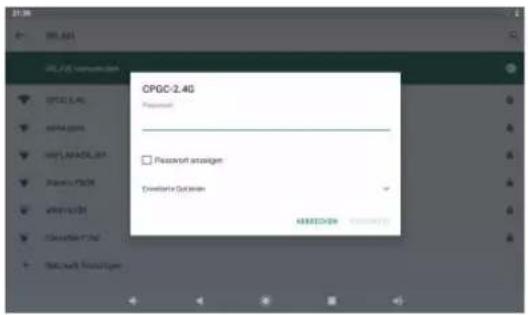 Dragon Touch M7 - Wahlen Sie ein verfügbare Wi-Fi Netzwerk aus, um zu verbinden: - 1