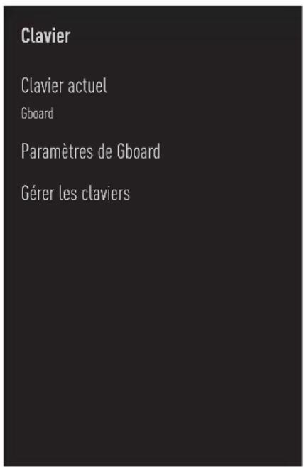 GRUNDIG 40 GHF 6500 - Paramètres du clavier - 1