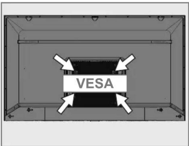 GRUNDIG 40 GHF 6500 - Préparation à l'installation du kit d'installation VESA - 1