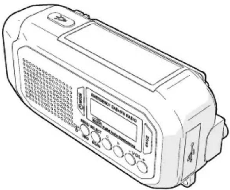 NEDIS RDDBCR2000GN - Emergency DAB+/FM Crank Radio - 1