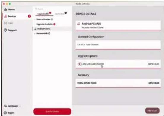 FOCUSRITE RedNet PCIeNX - Mise à niveau de votre RedNet PCIeNX à 256×256 canaux - 3