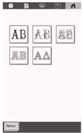 BABY LOCK Capella - Motifs d'alphabet décoratif - 4