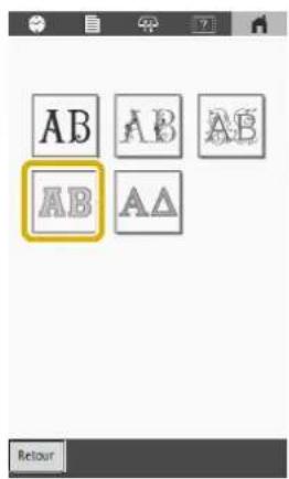 BABY LOCK Capella - ■ Alphabet d'appliqués - 1