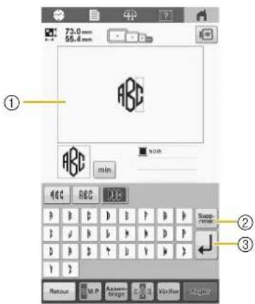 BABY LOCK Capella - Motifs monogrammes et d'encadrement - 6
