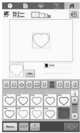 BABY LOCK Capella - Utilisation d'un motif d'encadrement pour créer des appliqués - 1