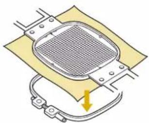 BABY LOCK Capella - ■ Utilisation du gabarit - 5