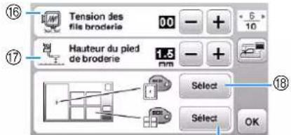 BABY LOCK Aventura 2 - Réglages de broderie - 3