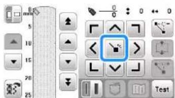 BABY LOCK Aventura 2 - Appuyez sur pour ajouter le repere indique par . - 1