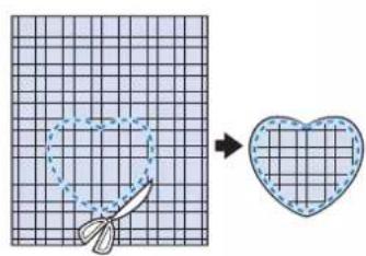 BABY LOCK Aventura 2 - Utilisation d'un motif d'encadrement pour creer un appliqué (1) - 2