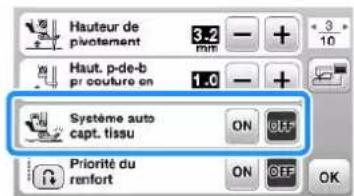 BABY LOCK Aventura 2 - Système automatique de capteur d'épaisseur du tissu (pression automatique du pied-de-biche) - 5
