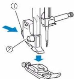 BABY LOCK Aventura 2 - Remplacement du pied-de-biche - 6