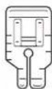 BABY LOCK Aventura 2 - Fixez le pied pour quilting (courtepointe) 1 / 4'' / pouce. - 1