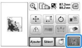 BABY LOCK Aventura 2 - Au besoin, modifiez le motif et appuyez sur - 2