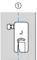 BABY LOCK Aventura 2 - ■Modification de la position de l'iguille - 1