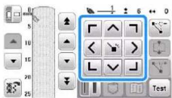 BABY LOCK Aventura 2 - Utilisez pour déplacer vers de deuxieme repere et appuyez sur - 1