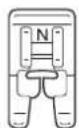 BABY LOCK Aventura 2 - Fixez le pied pour monogrammes « N » - 1
