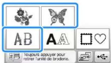 BABY LOCK Aventura 2 - Sélection de motifs de broderie/de motifs « exclusifs » Baby Lock/de motifs alphabet floral - 2