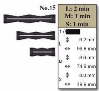 BABY LOCK Destiny II - Grands motifs de boutonnières - 16