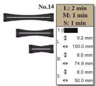 BABY LOCK Destiny II - Grands motifs de boutonnières - 13