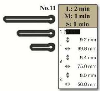 BABY LOCK Destiny II - Grands motifs de boutonnières - 14