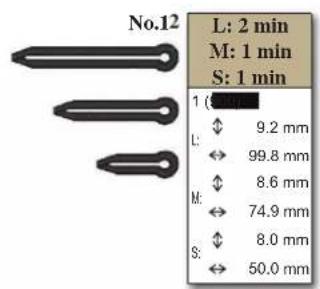 BABY LOCK Destiny II - Grands motifs de boutonnières - 12