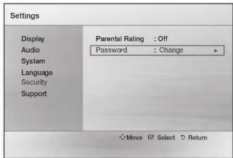 SAMSUNG HT-D453HK - Change Password - 1