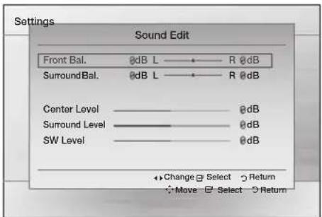 SAMSUNG HT-D453HK - Sound Edit - 1