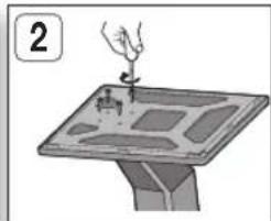 SAMSUNG HT-D453HK - Installing the Speakers on the Tallboy Stand - 4