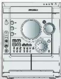 Technical diagram of an electronic device control panel with labeled buttons and dials