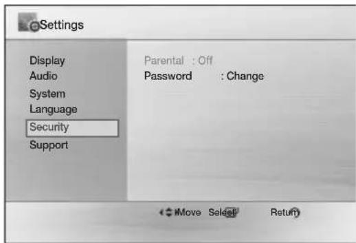 SAMSUNG MX-C630D - Modification du mot de passe - 1