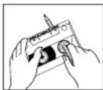 SAMSUNG MX-C630D - Précautions à prendre avec les cassettes audio - 1