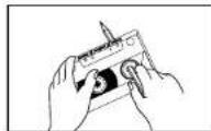 SAMSUNG MAX-X55 - Précautions concernant les cassettes audio - 1