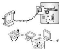 SAMSUNG MAX-X55 - Branchement de l'antenne AM (MW) - 1