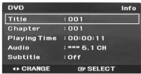 SAMSUNG MAX-DG89T - Accéder à un titre - 1