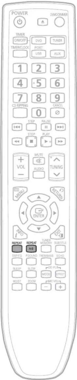 SAMSUNG MAX-DG89T - Options de la répétition de lecture - 1
