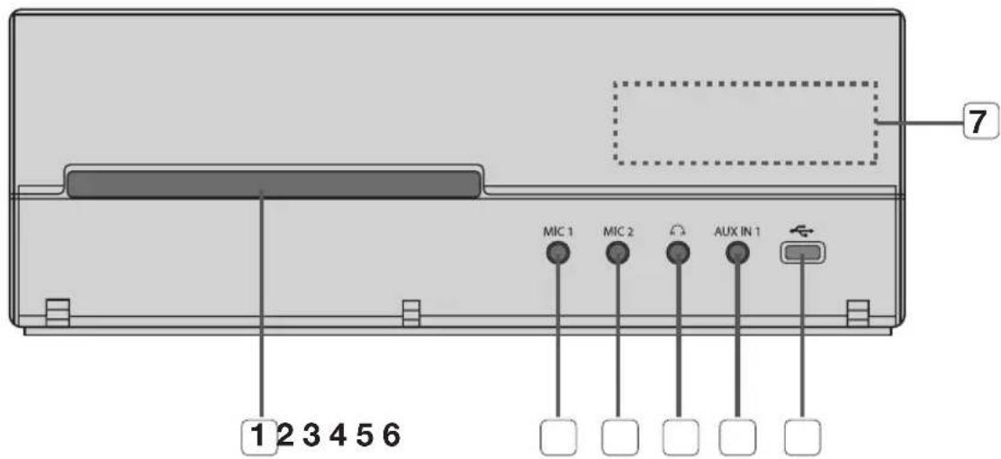 SAMSUNG MAX-DG89T - —Panneau avant— - 1