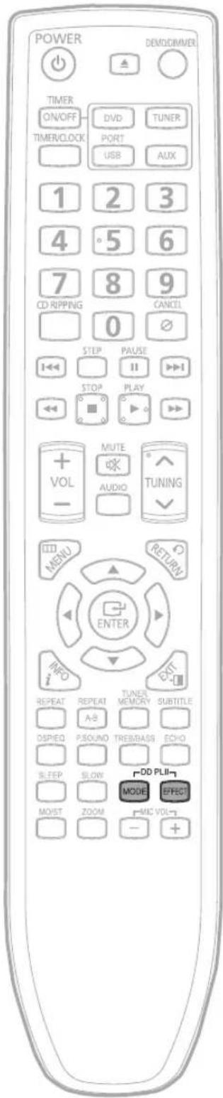 SAMSUNG MAX-DG89T - Mode Dolby Pro Logic II - 1