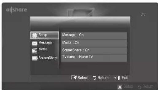SAMSUNG UE37C6530UW - Setup - 1