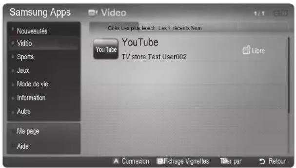SAMSUNG UE37C6530UW - Samsung Apps - 1