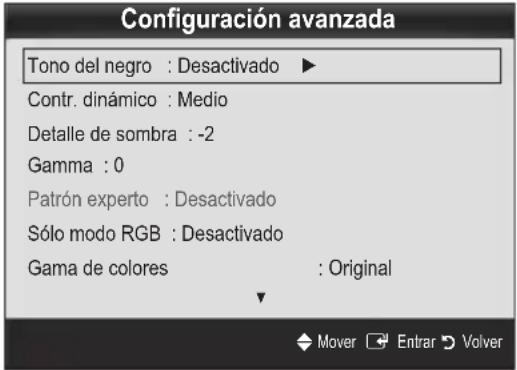 SAMSUNG UE37C6530UW - Configuración avanzada - 1