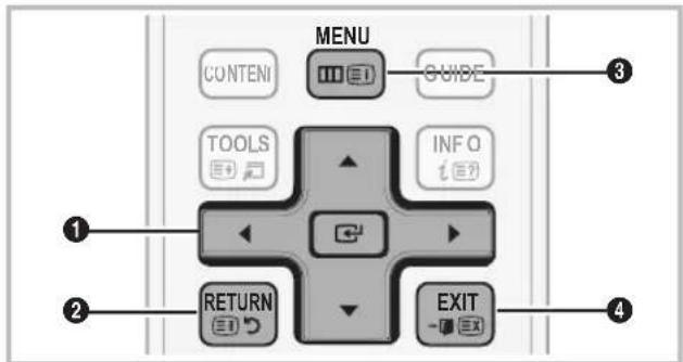 SAMSUNG UE37C6530UW - Como percorrer os menus - 1