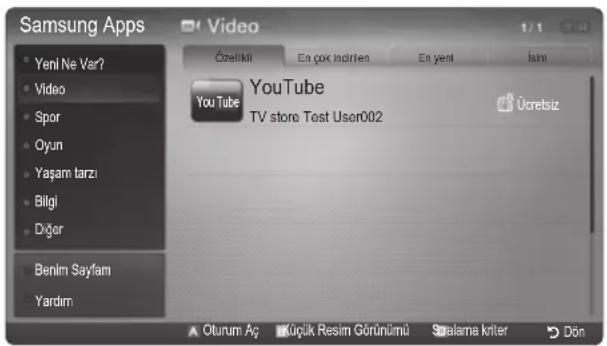 SAMSUNG UE37C6530UW - Samsung Apps - 1