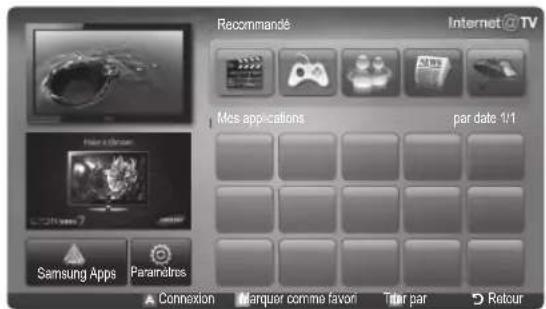 SAMSUNG UE37C6530UW - Mise en route d'Internet@TV - 2