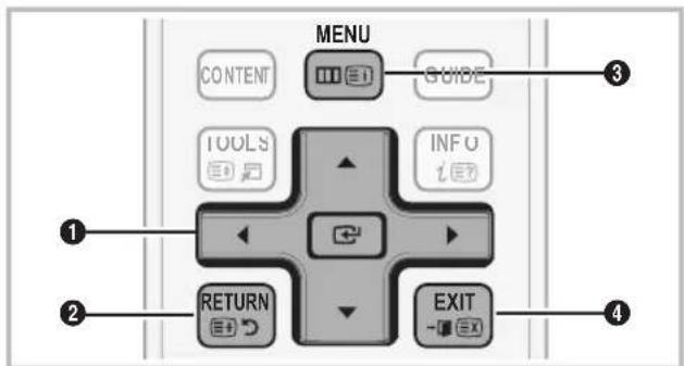 SAMSUNG UE37C6530UW - How to Navigate Menus - 1
