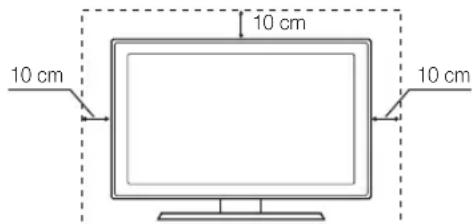 SAMSUNG UE37C6530UW - Manutenção de um espaço de instalação seguro - 1