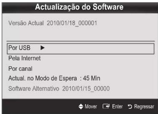 SAMSUNG UE37C6530UW - Actualização do Software - 1
