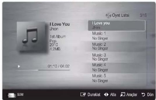 SAMSUNG UE37C6530UW - Müzik Çalma - 1