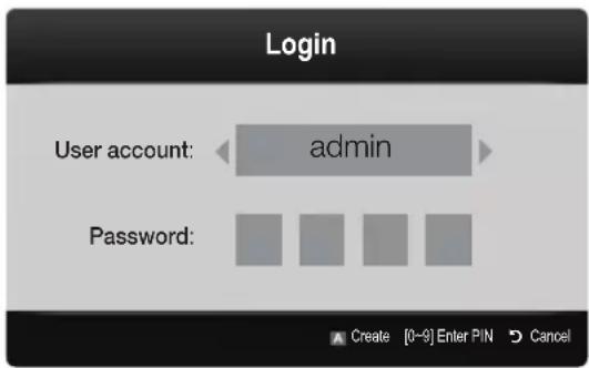 SAMSUNG UE37C6530UW - Prijava v račun - 1