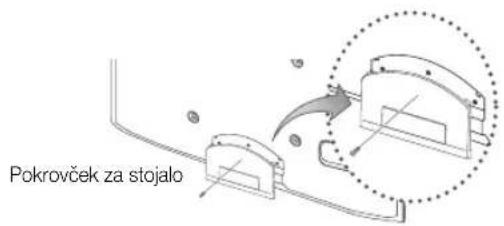 SAMSUNG UE37C6530UW - Namestitev pokrovčka v odprtino za stojalo - 1
